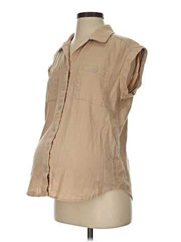 Isabel by Ingrid + Isabel Sleeveless Button-Down Shirt (view 1)