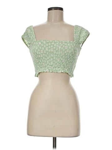 Olivaceous Short Sleeve Top (view 1)