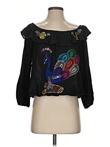 VAVA by Joy Han 3/4 Sleeve Blouse (view 1)