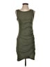 Leith Solid Green Casual Dress Size S - photo 1