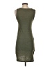 Leith Solid Green Casual Dress Size S - photo 2