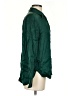 Zara Solid Green Long Sleeve Button-Down Shirt Size XS - photo 4