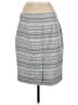 The Limited 100% Polyester Print Gray Blue Casual Skirt Size 14 - photo 2