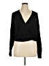Express Black Long Sleeve Blouse Size XL - photo 1