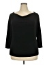 PREMISE Black 3/4 Sleeve Top Size XXL - photo 1