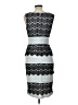Sangria Chevron-herringbone Gray Cocktail Dress Size 10 - photo 2