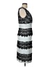 Sangria Chevron-herringbone Gray Cocktail Dress Size 10 - photo 4