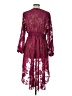 Torrid Burgundy Long Sleeve Blouse Size Lg Plus (0) - photo 2