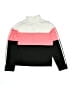 Adidas 100% Polyester Color Block Pink Track Jacket Size 16 - photo 2