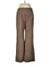 Ann Taylor LOFT 100% Wool Chevron-herringbone Brown Wool Pants Size 8 Petite - photo 2