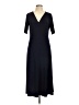 Chaus Solid Black Casual Dress Size L - photo 1