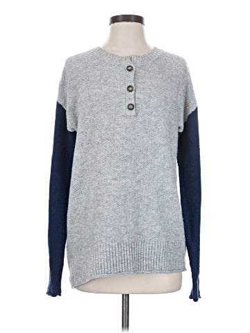 Hem & Thread Pullover Sweater (view 1)