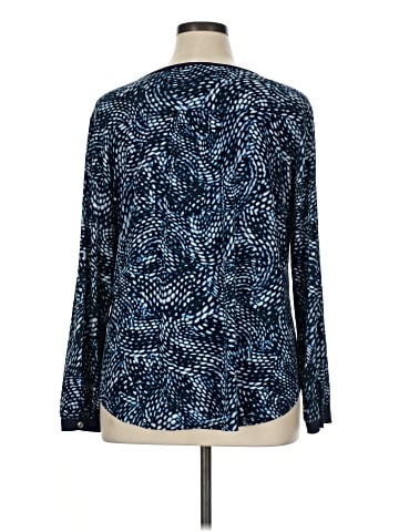 Roz & Ali Long Sleeve Blouse (view 2)