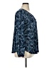 Roz & Ali Blue Long Sleeve Blouse Size 1X - photo 4
