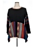 Kaktus Color Block Black Pullover Sweater Size XL - photo 1