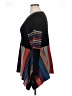 Kaktus Color Block Black Pullover Sweater Size XL - photo 5