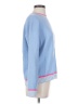 Staccato Color Block Blue Pullover Sweater Size S - photo 4