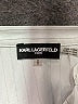 Karl Lagerfeld Paris 100% Polyester Silver Short Sleeve Blouse Size M - photo 7