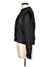 MNG 100% Cotton Black Long Sleeve Blouse Size L - photo 5