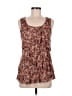 Roz & Ali Brown Sleeveless Blouse Size M - photo 1