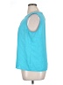 Nine West 100% Polyester Teal Sleeveless Blouse Size XL - photo 5