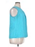 Nine West 100% Polyester Teal Sleeveless Blouse Size XL - photo 4