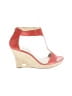 MICHAEL Michael Kors 100% Leather Red Wedges Size 8 1/2 - photo 1