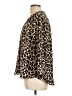 Vince Camuto 100% Polyester Animal Print Brown 3/4 Sleeve Blouse Size L - photo 5