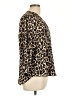 Vince Camuto 100% Polyester Animal Print Brown 3/4 Sleeve Blouse Size L - photo 4