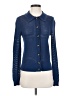 Ann Taylor 100% Cotton Blue Cardigan Size XS - photo 1