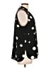 Halogen 100% Polyester Polka Dots Black Sleeveless Blouse Size L - photo 4