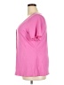 Lane Bryant Pink Short Sleeve Blouse Size 18 - 20 Plus - photo 5