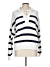Old Navy Stripes White Pullover Sweater Size L - photo 1