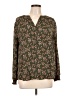 Fun2Fun 100% Polyester Green Long Sleeve Blouse Size L - photo 1