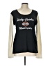 Harley Davidson Black Long Sleeve Top Size L - photo 1