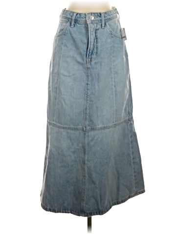 We the Free Denim Skirt (view 1)