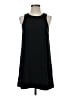 Leith 100% Polyester Solid Black Casual Dress Size XS - photo 1