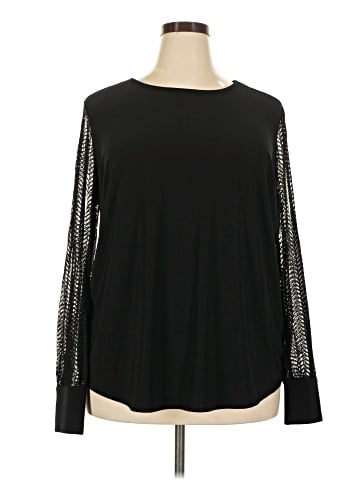 Anne Klein Long Sleeve Top (view 1)
