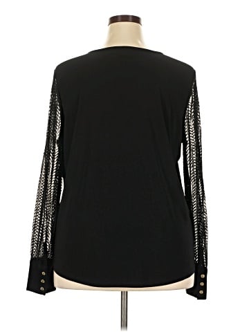 Anne Klein Long Sleeve Top (view 2)