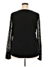 Anne Klein Black Long Sleeve Top Size 2X - photo 2