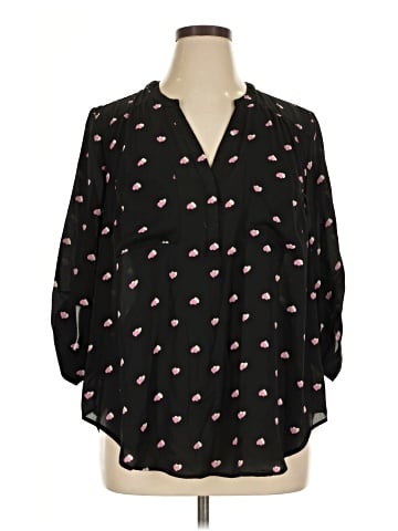 Torrid 3/4 Sleeve Blouse (view 1)