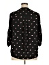 Torrid 100% Polyester Hearts Black 3/4 Sleeve Blouse Size 1X Plus (1) - photo 2