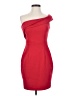 Aqua Solid Red Cocktail Dress Size 4 - photo 1