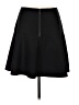 Lands' End Solid Black Casual Skirt Size 6 - photo 2