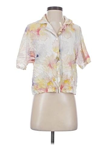 Joe Fresh Short Sleeve Blouse (view 1)