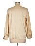 J. McLaughlin Ivory Long Sleeve Blouse Size L - photo 2