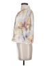Joe Fresh 100% Rayon Floral Ivory Short Sleeve Blouse Size S - photo 5