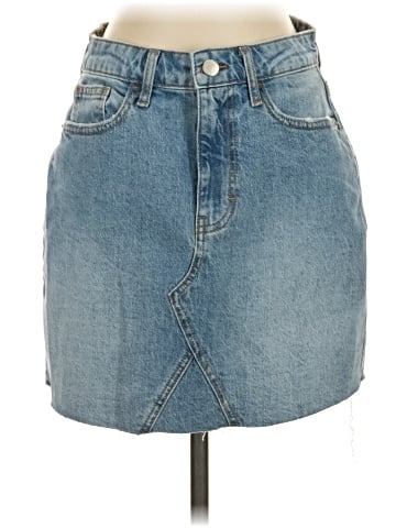 The Drop Denim Skirt (view 1)