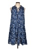 Max Studio Blue Casual Dress Size L - photo 1