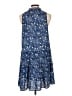 Max Studio Blue Casual Dress Size L - photo 2